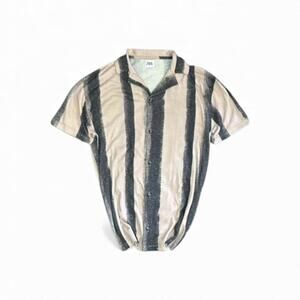 Zara Striped Button-Up